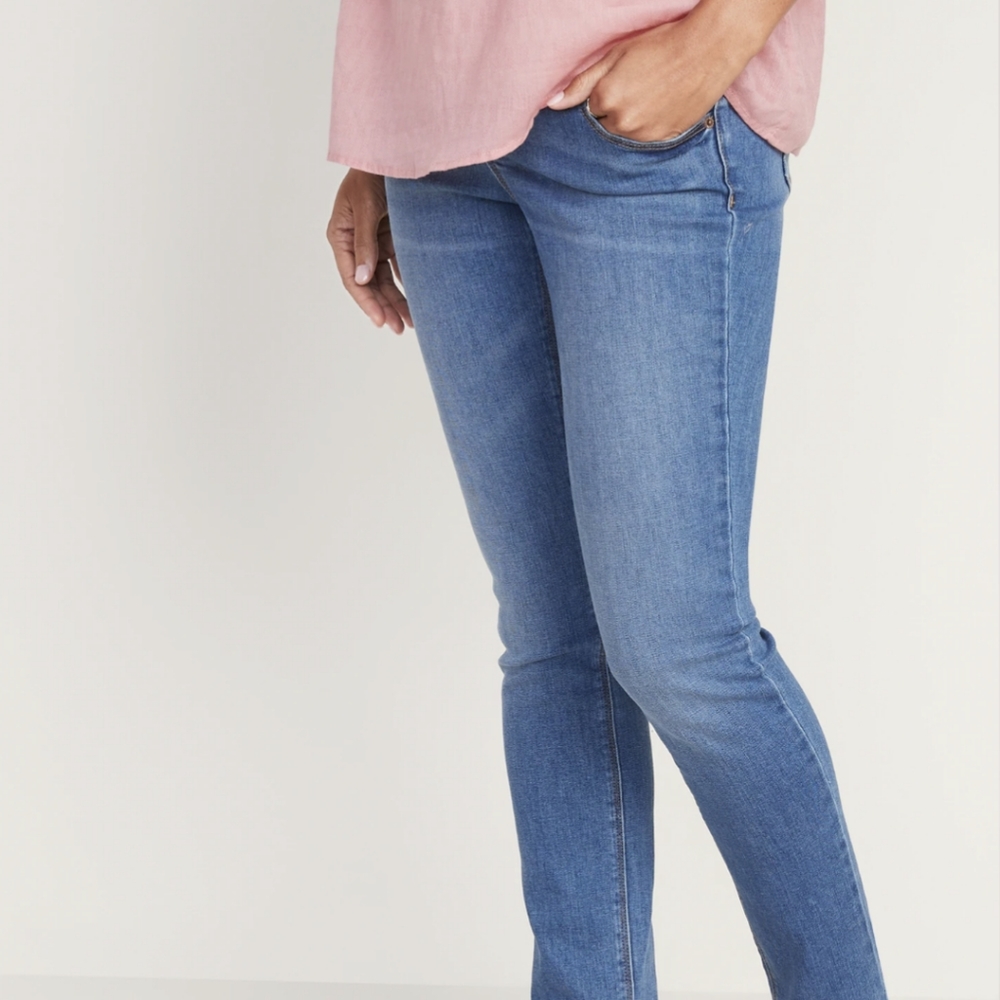 Old Navy petite maternity jeans